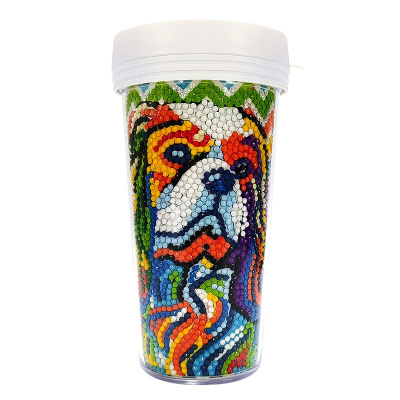 Алмазная мозаика Стакан для воды Щенок On time 45262 1